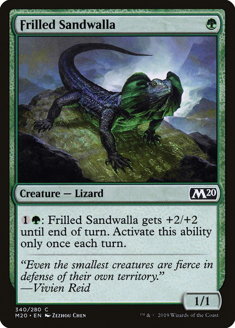 Frilled Sandwalla (Welcome Deck)\nCore Set 2020\nSingle\nMagic The Gathering