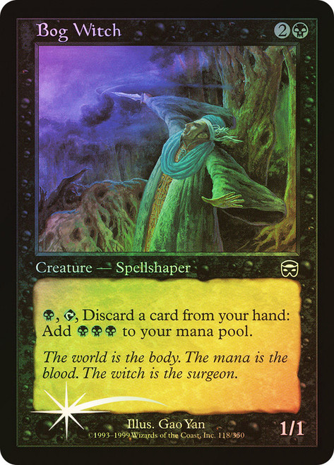 Bog Witch\nMercadian Masques\nSingle\nMagic The Gathering