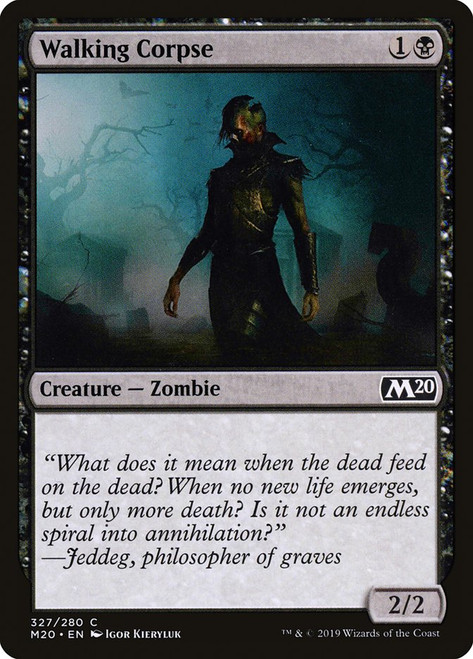 Walking Corpse (Welcome Deck)\nCore Set 2020\nSingle\nMagic The Gathering