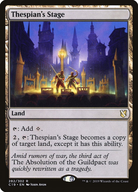 Thespian's Stage\nCommander: 2019 Edition\nSingle\nMagic The Gathering