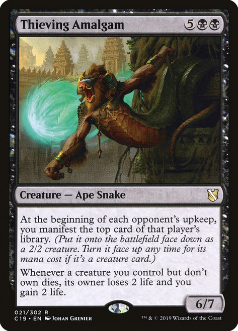 Thieving Amalgam\nCommander: 2019 Edition\nSingle\nMagic The Gathering