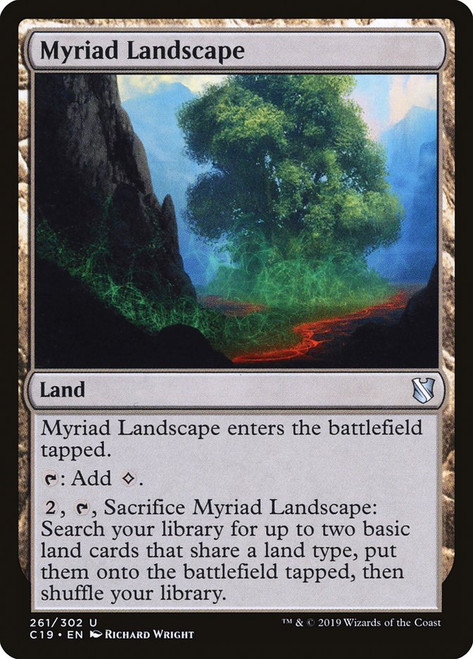 Myriad Landscape\nCommander: 2019 Edition\nSingle\nMagic The Gathering