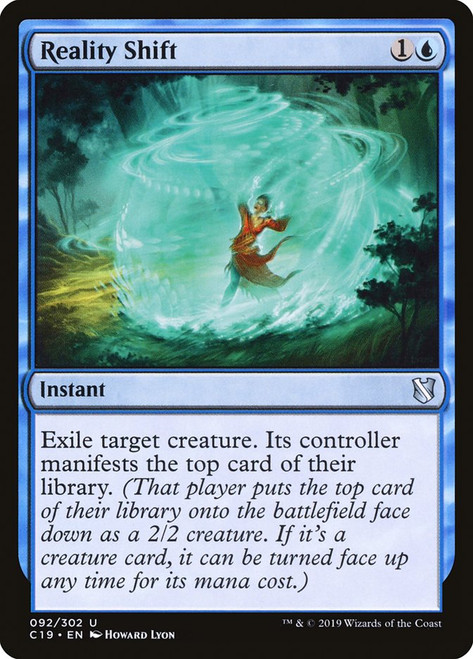 Reality Shift\nCommander: 2019 Edition\nSingle\nMagic The Gathering