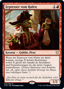Dockside Extortionist
Commander: 2019 Edition - German
Single
Magic The Gathering