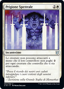 Ghostly Prison
Commander: 2019 Edition - Italian
Single
Magic The Gathering