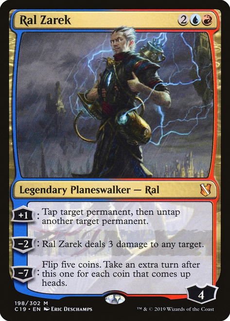 Ral Zarek\nCommander: 2019 Edition\nSingle\nMagic The Gathering