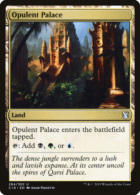 Opulent Palace\nCommander: 2019 Edition\nSingle\nMagic The Gathering