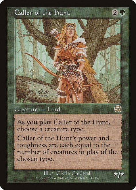 Caller of the Hunt\nMercadian Masques\nSingle\nMagic The Gathering