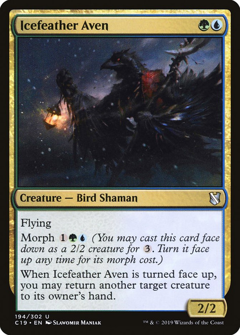 Icefeather Aven\nCommander: 2019 Edition\nSingle\nMagic The Gathering