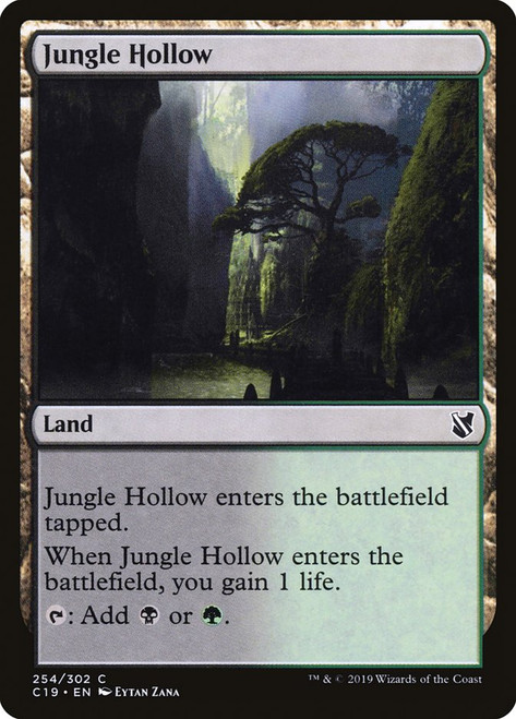 Jungle Hollow\nCommander: 2019 Edition\nSingle\nMagic The Gathering