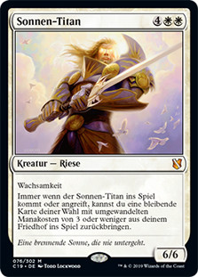 Sun Titan
Commander: 2019 Edition - German
Single
Magic The Gathering