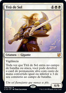 Sun Titan
Commander: 2019 Edition - Portuguese
Single
Magic The Gathering