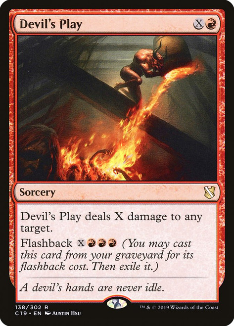 Devil's Play\nCommander: 2019 Edition\nSingle\nMagic The Gathering