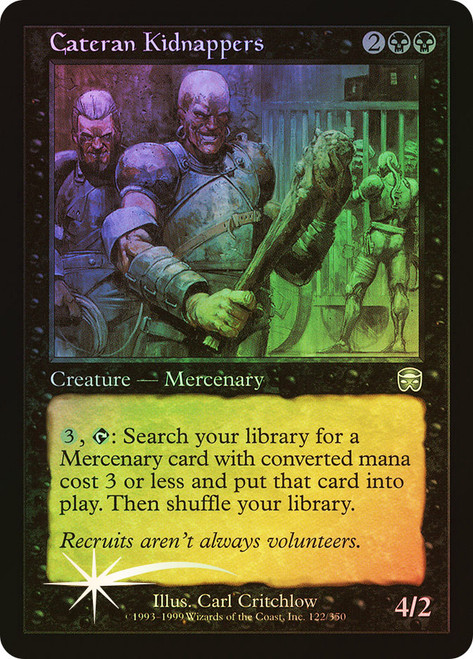 Cateran Kidnappers\nMercadian Masques\nSingle\nMagic The Gathering