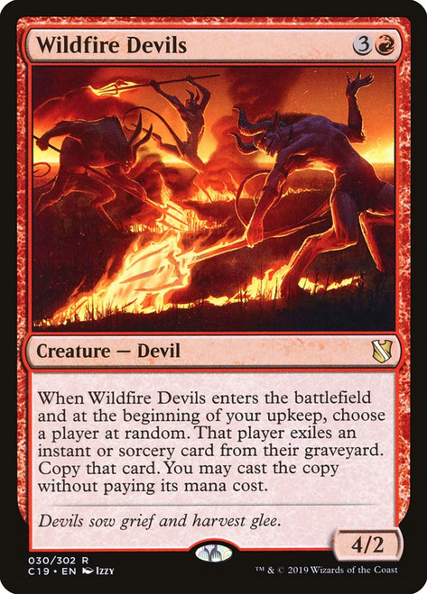 Wildfire Devils\nCommander: 2019 Edition\nSingle\nMagic The Gathering