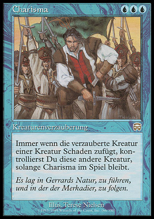 Charisma
Mercadian Masques (Foil) - German
Single
Magic The Gathering