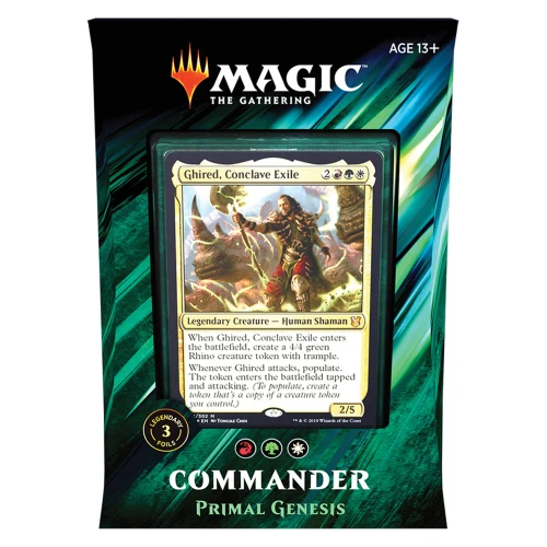 Commander 2019 Deck - Primal Genesis [SLD-MTG-MLT-C19-EN-PRIMAL]