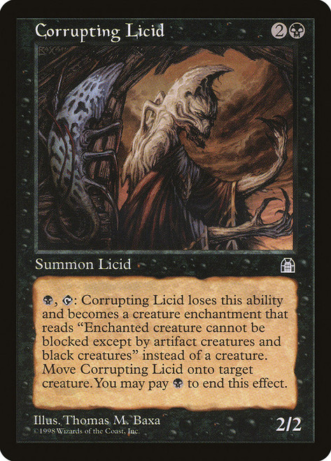 Corrupting Licid\nStronghold\nSingle\nMagic The Gathering
