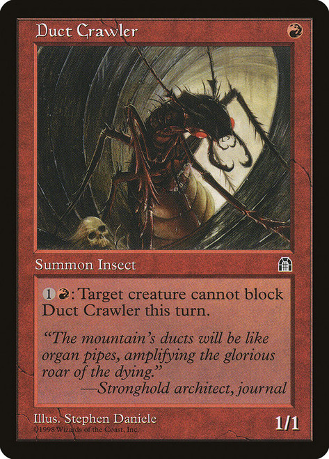 Duct Crawler\nStronghold\nSingle\nMagic The Gathering