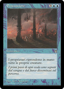 Evacuation
Stronghold - Italian
Single
Magic The Gathering
