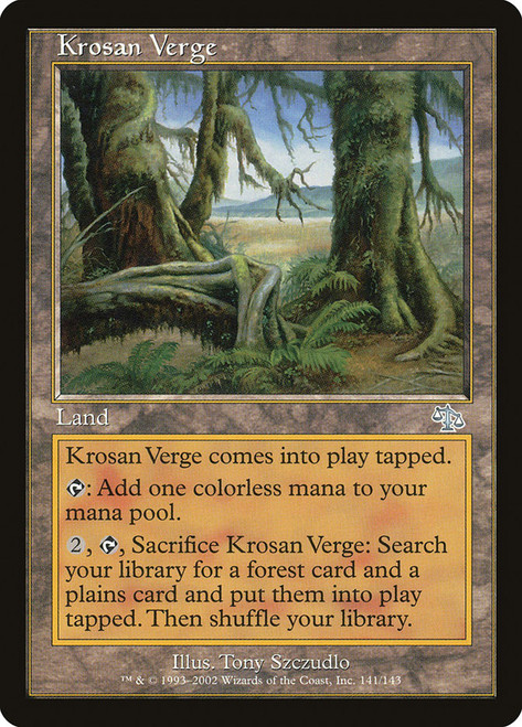 Krosan Verge\nJudgment\nSingle\nMagic The Gathering