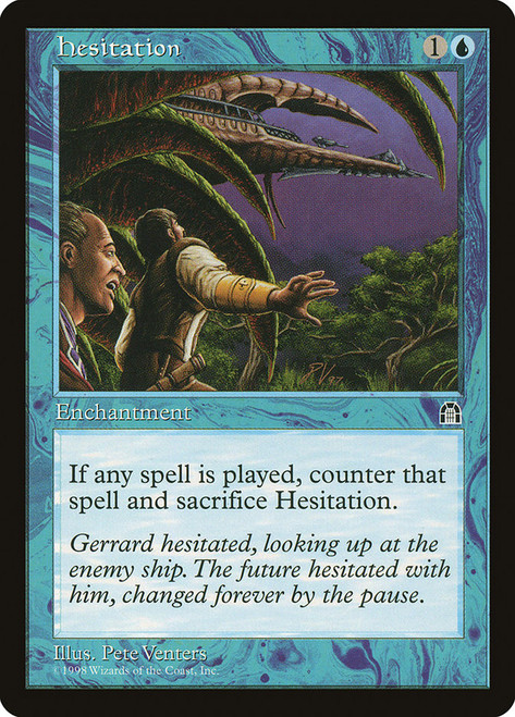 Hesitation\nStronghold\nSingle\nMagic The Gathering