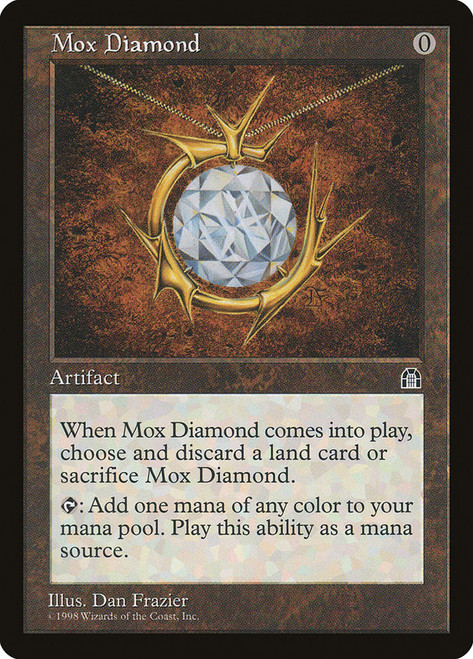 Mox Diamond\nStronghold\nSingle\nMagic The Gathering