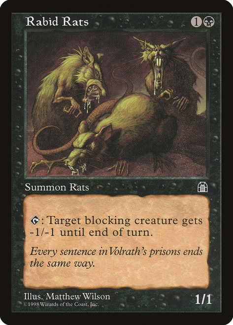Rabid Rats\nStronghold\nSingle\nMagic The Gathering