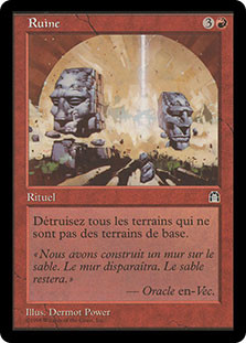 Ruination
Stronghold - French
Single
Magic The Gathering