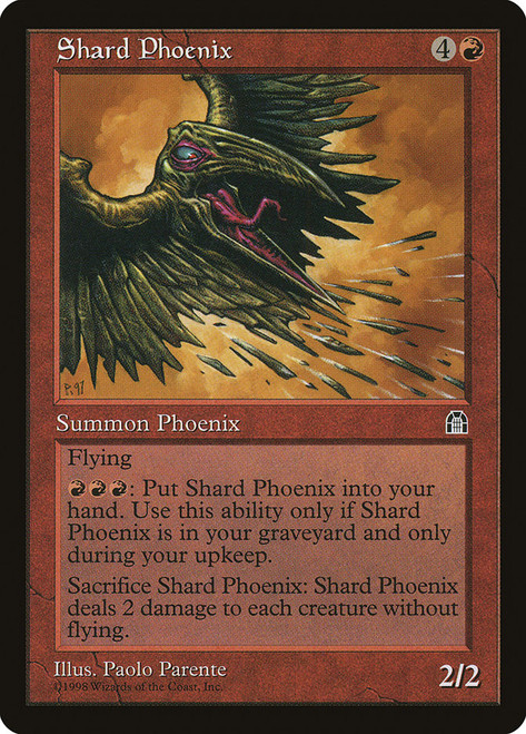 Shard Phoenix\nStronghold\nSingle\nMagic The Gathering