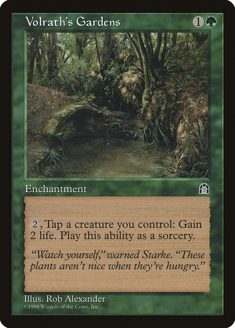Volrath's Gardens\nStronghold\nSingle\nMagic The Gathering