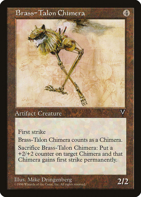Brass-Talon Chimera\nVisions\nSingle\nMagic The Gathering