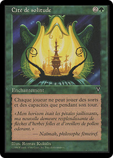 City Of Solitude
Visions - French
Single
Magic The Gathering