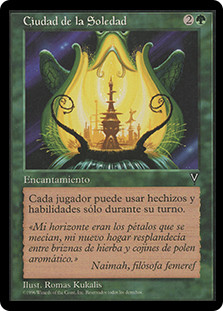 MtG 孤独の都/City of Solitude VIS 多言語4枚セット City of Solitude | Visions | Star City Games