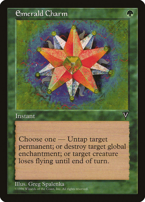 Emerald Charm\nVisions\nSingle\nMagic The Gathering