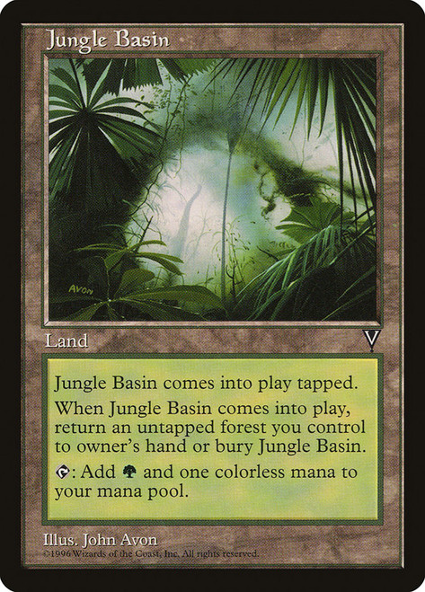 Jungle Basin\nVisions\nSingle\nMagic The Gathering
