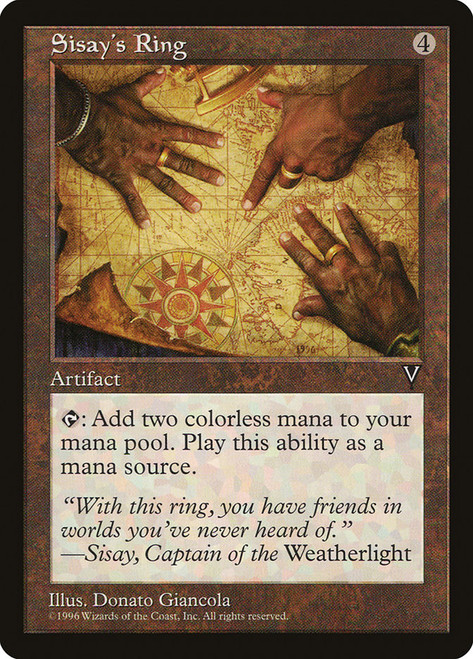 Sisay's Ring\nVisions\nSingle\nMagic The Gathering