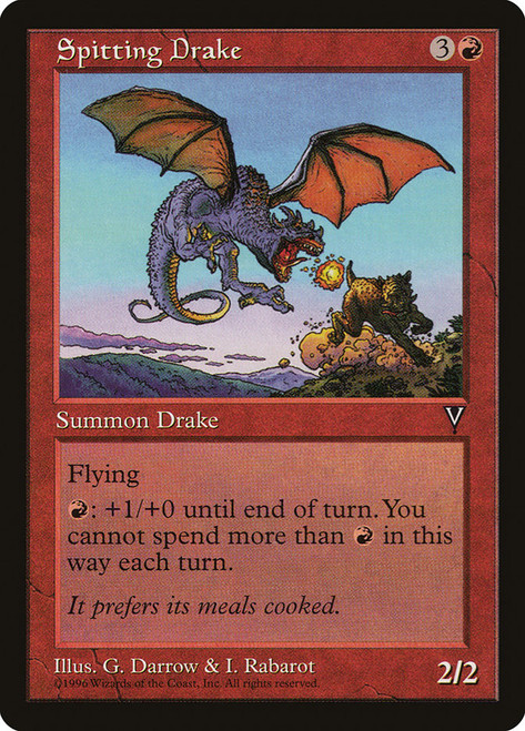 Spitting Drake\nVisions\nSingle\nMagic The Gathering