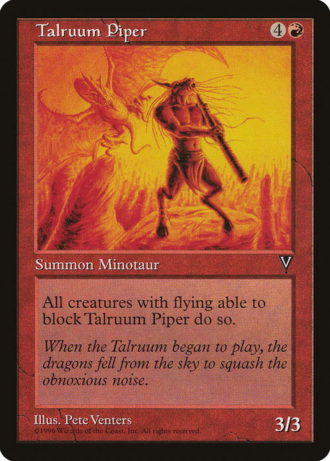 Talruum Piper\nVisions\nSingle\nMagic The Gathering