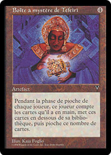 Teferi's Puzzle Box
Visions - French
Single
Magic The Gathering