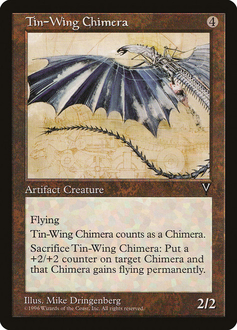 Tin-Wing Chimera\nVisions\nSingle\nMagic The Gathering