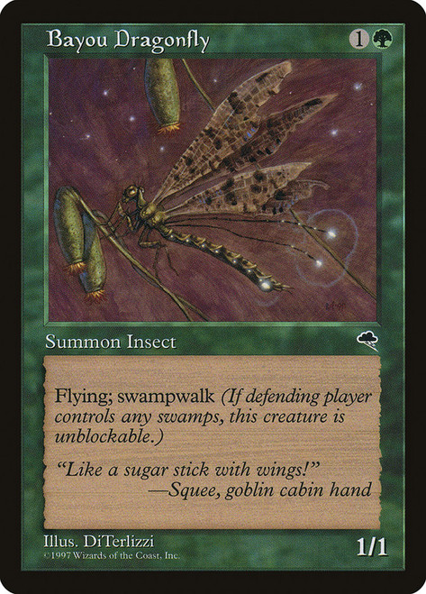 Bayou Dragonfly\nTempest\nSingle\nMagic The Gathering