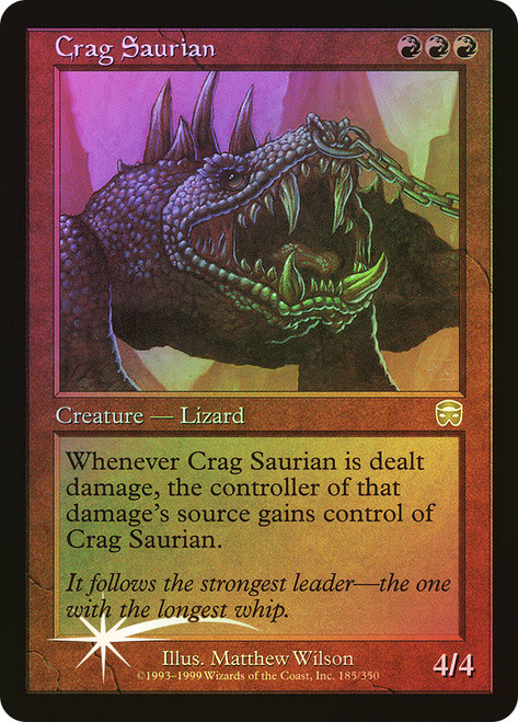 Crag Saurian\nMercadian Masques\nSingle\nMagic The Gathering