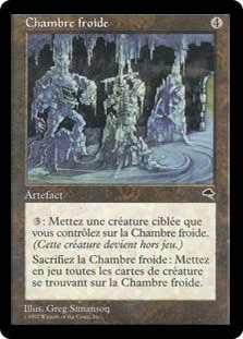 Cold Storage
Tempest - French
Single
Magic The Gathering