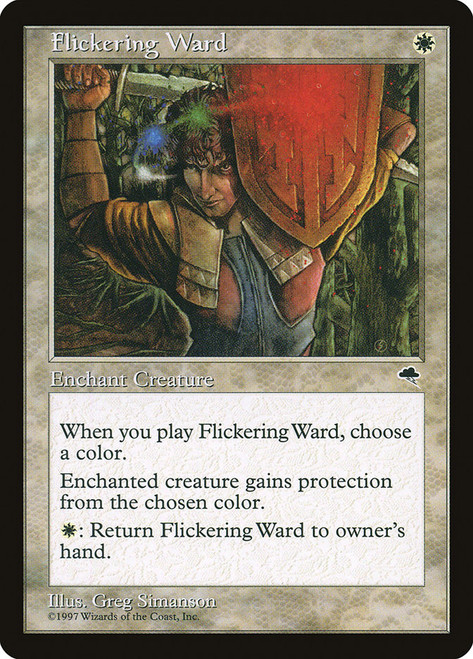 Flickering Ward\nTempest\nSingle\nMagic The Gathering
