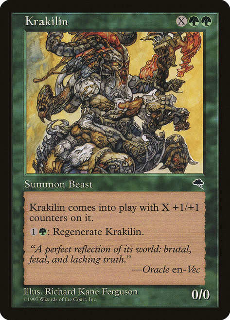 Krakilin\nTempest\nSingle\nMagic The Gathering