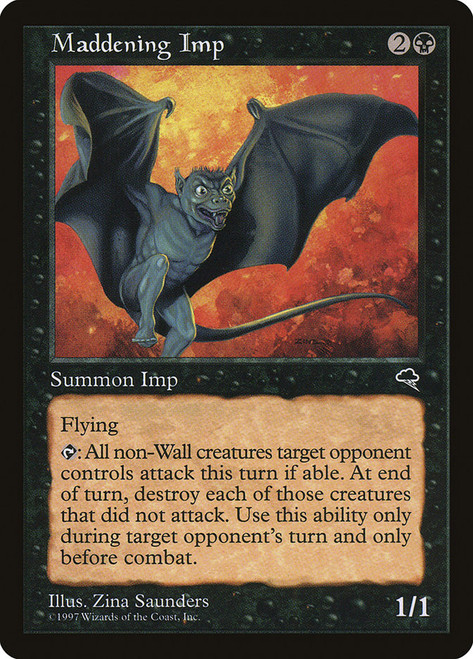 Maddening Imp\nTempest\nSingle\nMagic The Gathering