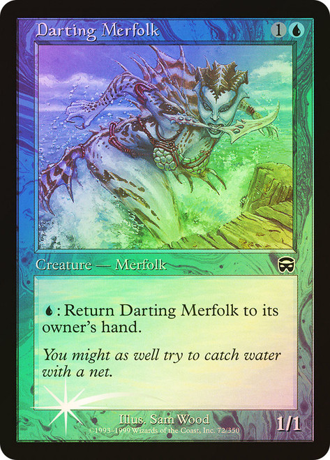 Darting Merfolk\nMercadian Masques\nSingle\nMagic The Gathering