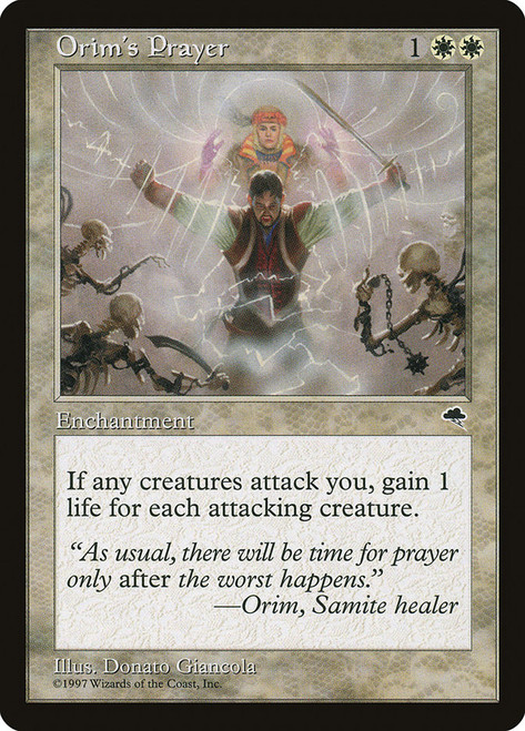 Orim's Prayer\nTempest\nSingle\nMagic The Gathering