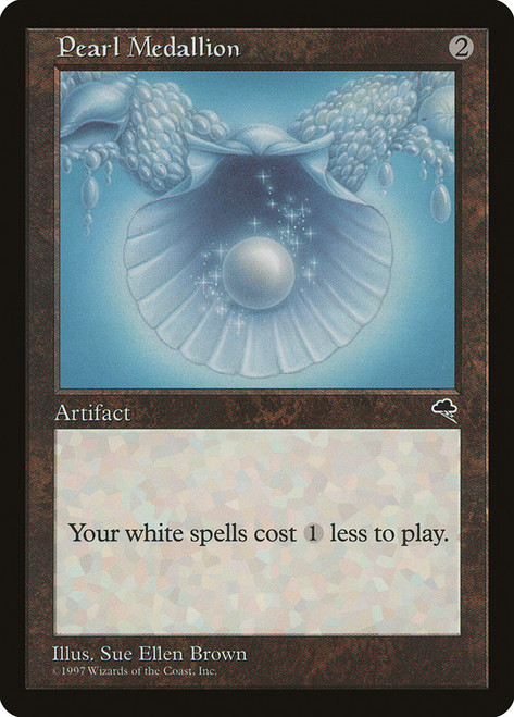 Pearl Medallion\nTempest\nSingle\nMagic The Gathering
